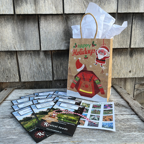 Christmas Gift Bag - Heirloom Flowers